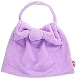 ニヴァ niva おしゃれスタイ・ビブ 女の子用 ビッグリボン パープル