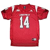 NCAA – Louisville Cardinals # 14 : Youth Athletic Short Sleeve Jersey レッド