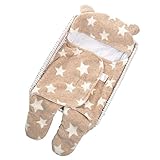 Happylifehere ベビー 赤ちゃん おくるみ ふわふわ コーラル フリース ガーゼ 新生児 かわいい 0-12ヶ月 B