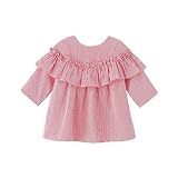 XUNYU DRESS ベビー・ガールズ US サイズ: S カラー: レッド