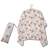 El Viento 授乳ケープ ガーゼ 収納袋付き (オータムローズ)