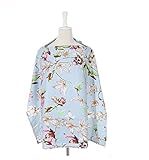 HOT - Luxury Combed Cotton Breastfeeding Nursing Poncho Cover Up / Privacy Nursing Cover Blanket / P