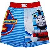 きかんしゃトーマス水着　RACE the RAILS 1　男の子用機関車トーマス水色ボーダー海水パンツ 2T 2歳用 95cm-100cm 出産祝いギフトプレゼント,スイムウェア [並行輸入品]