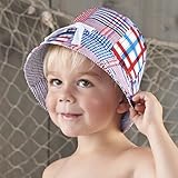 Mudpie マッドパイ　クラブプレイドサンハット　0-12ヶ月 [並行輸入品]