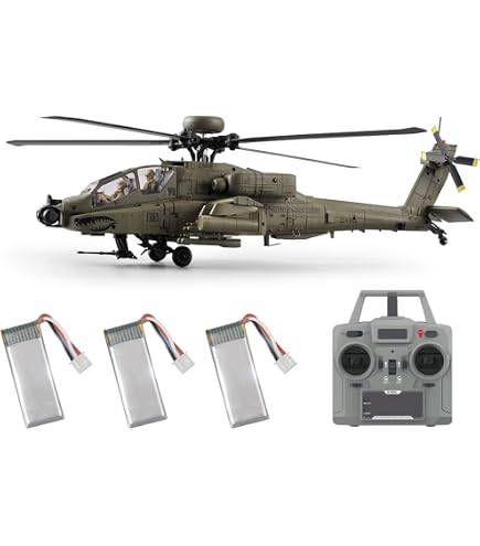 Amazon | C170 1/48スケール AH-64D ヘリコプター、OFP・TOF・高度