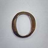 真鍮レターゴールド 45mm 大文字O