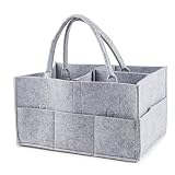 LifeSmart USA Baby Diaper Caddy Organizer Basket - Removable Handles for a Classic Look - Luxury Por
