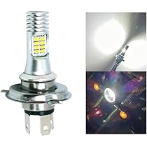 Amazon | バイク LED ヘッドライト H4 バルブ AC/DC 12V 24V Hi