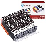 BCI-380XLPGBK キャノン 用 インク 380 純正 と併用可能 BCI-380 互換インクカートリッジ 380XL 互換インク 対応機種：TS6130 TS6230 TS6330 TS7430 TS7330 TR7530 TR8530 TR8630 TR9530 TR703 プリンター インク