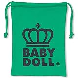 ベビードール 王冠ロゴキンチャク キッズ ベビー Mサイズ グリーン