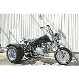 125ccトライク完成車(センターマフラーモデル) 黒色クラッチあり デフ付　好燃費 ZH-SR125-3L