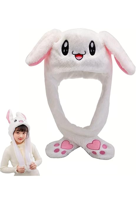 IronBuddy Rabbit Hat Ear Moving Jumping 