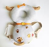 赤ちゃんのかわいいリュック　頭を保護できる　怪我防止　出産祝い (Ｌ, いぬ)