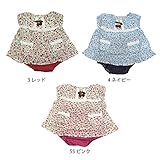 【SiShuNon/シシュノン】チェリー花柄スーツ チェリー さくらんぼ 花柄 フラワー スーツ ブルマ セットアップ F 4 ネイビー
