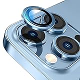 【6枚セット】ELYBYYLE for iPhone17 カメラフィルム iPhone17 pro用カメラフィルム 17Pro max レンズ保護カバー 薄型 強化ガラス 耐衝撃 独立型 黒縁取り 露出オーバー防止 アルミ合金 アイフォン 17 プロ マックス用 カメラカバー ライト ブルー