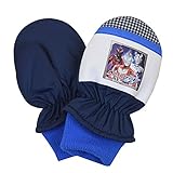 ウルトラマンヒーロー ベビー キッズ サイズ ミトン手袋 スキー手袋 防寒 雪用手袋 雪遊び 冬物 fo-ul21592 3-4才 ネイビー