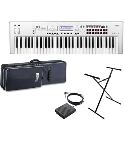 Amazon | KORG コルグ / KROSS2-61 MB 純正ケース付き【ペダル