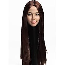 Amazon.co.jp: 1/6 フィギュア 女性 ヘッド 美女 リアルフェイス