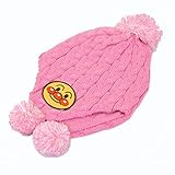 アンパンマン ジャガード帽子 ボンボリ付 ピンク◇48-50cm