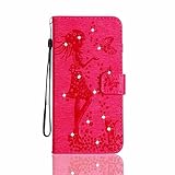 Samsung Galaxy S3 ケース マグネット式 手帳型 耐衝撃 保護ケース スタンド機能付き 防塵 財布型 プロテクター Samsung Galaxy S3 カバー (P4 レッド)