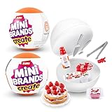 Mini Brands マスターシェフシリーズ1 (2パック) - MasterChefの料理を11枚集めて作れましょう。DIY樹脂プレイ、非食用収集品。
