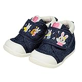MIKIHOUSE(ミキハウス)うさこ音楽隊 セカンドベビーシューズ １４cm,インディゴブルー