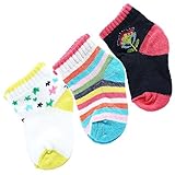 Itaar キッズ用ソックス 男女兼用 滑り止め キッズ 子供 幼児 0-3歳ベビーに 3足組 セット ベビー キッズ 靴下