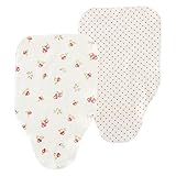 (チャックル) chuckle *スウィートガール*裏パイルガーゼお花柄汗取りパット2枚組 ホワイト サイズなし P9983-00-10