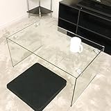 ガラステーブル クリア（透明） 75cm幅 ローテーブル センターテーブル コーヒーテーブル ガラス クリア テーブル 透明 高級感 カフェテーブル おしゃれ かわいい