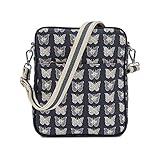Pink Lining Out And About Mini Messenger Bag Including Travel Changing Mat & Bottle Pouch - Cream Bu