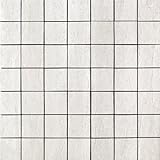 Samson 1043044 Travertiniマット2 x 2モザイク床と壁タイル、16.75 X 16.75 -インチ、Grigio、1ピース