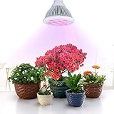 Kiyoyo 36W植物育成用LEDライト 室内栽培ライト 水耕栽培ランプ 園芸用 E27口金 3つの波長 630:460:660=2:1:1 LED PSE認証済