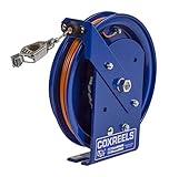 Coxreels SD-100-1 Spring Rewind Static Discharge Cable Reel: 100' stainless steel cable [並行輸入品]
