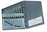 Viking Drill and Tool 58670 D-11M Type 643-D 135 Degree Split Point M42 Cobalt Drill Bit Set (11 Pie
