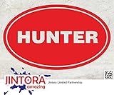 JINTORA ステッカー/カーステッカー - HUNTER EURO OVAL - Hunting - ハンターユーロオーバル - ハンティング - 139mm x86mm - JDM/Die cu