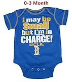 UCLA Bruins I ' m In Charge 。Infant Onesieサイズ0 – 3ヶ月ボディースーツクリーパー