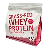 LOHAStyle(ロハスタイル) サッと混ざる グラスフェッド ホエイプロテイン 丸ごとイチゴ味 1kg 人工甘味料不使用 無添加 WPC 牛成長ホルモン不使用