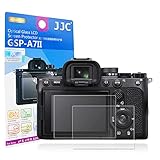 【2枚セット】JJC 液晶保護フィルム Sony ZV-1 A7C A7SIII A7SII A7RIV A7RIII A7RII A7III A7II A9 A9II FX3カメラ対応 超薄 強化ガラス 高硬度9H 透過率95％以上 撥水 撥油 撥指紋 レンズクロス 付属