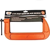 IIT 23465 Industrial Quality 8" C Clamp with Black Screw, [並行輸入品]