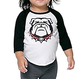 クール ボーイとガール ジョージア ブルドッグ Ｔシャツ 100%棉 Black Size 3 Toddler