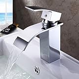 Oukuソリッド真鍮Widespreadバスルームバスタブ蛇口クロームWaterfallバスシャワー洗面容器シンク衛生器具 S01564130000121#DHL#wh=