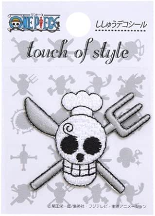 Amazon ワンピース 海賊旗 サンジ 刺繍デコシール 再剥離タイプ アニメキャラクターグッズ通販 ワッペン アップリケ 通販