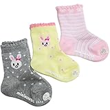 ミキハウス(mikihouse) ３Ｐソックスパック 靴下 (13-15ｃｍ, ベビークルー-白(01))