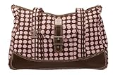 Kalencom Weekender Diaper Bag, Brown with Heavenly Dots Pink by Kalencom [並行輸入品]