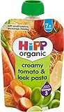Hipp Organic Creamy Tomato & Leek Pasta 7mth+ (130g) ヒップオーガニッククリーミートマトとネギのパスタ7Mth + （ 130グラム）