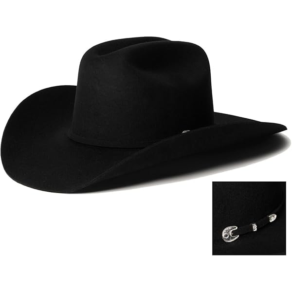 Amazon | Stetson メンズ 4X Corral Buffalo フェルトカウボーイハット