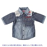 ライトデニムウェスタンシャツ　80