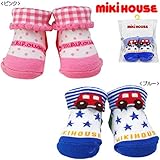 MIKIHOUSE(ミキハウス)折り返し付き ベビーソックス 9cm-10cm,ピンク（08）