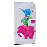 UNEXTATI Galaxy S4 手帳型 ケース 高品質 PUレザー カード収納ケース カバー 耐衝撃 全面保護 防塵 スタンド機能 Samsung Galaxy S4ケース Case (ホワイト