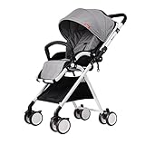 Bnoeo ベビーカー 両対面ベビーカー b型 ハイシート バキ 軽量 コンパクト 片手収納可能 機内に持ち運び可